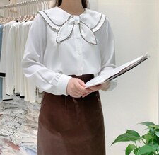 现货新款韩版衬衫，女装衬衫，麦筱萌