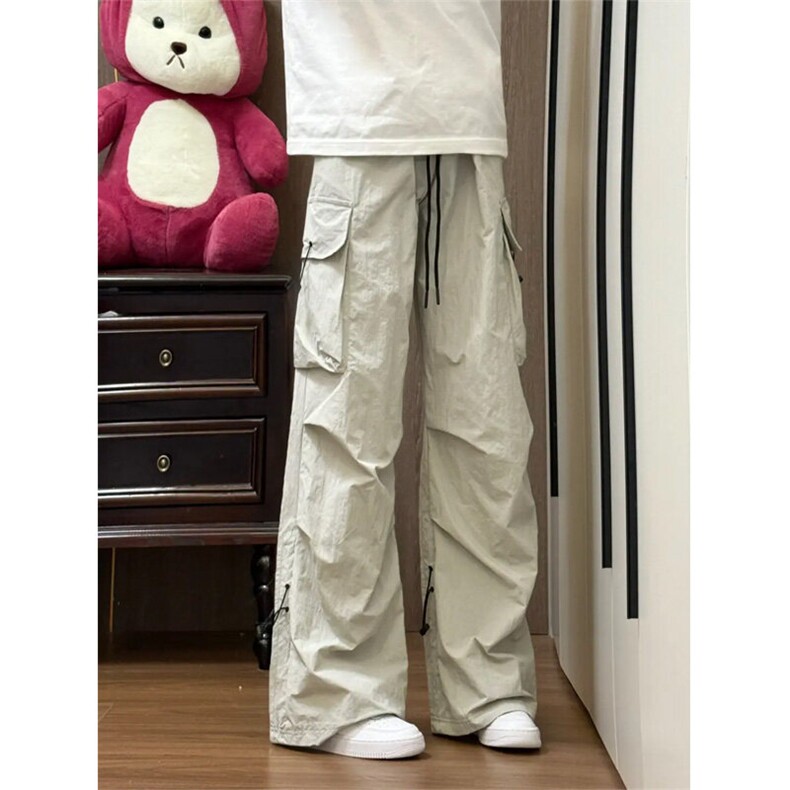KZX85LL-P46美式多口袋速干工装裤宽松直筒阔腿裤子,男装工装外套,星座1007（原301D）