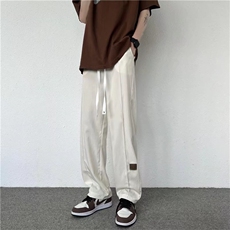 阔腿裤男韩版潮帅气2023夏季新款ins宽松百搭学生休闲裤K2007-P33，男装休闲裤，星座412-3