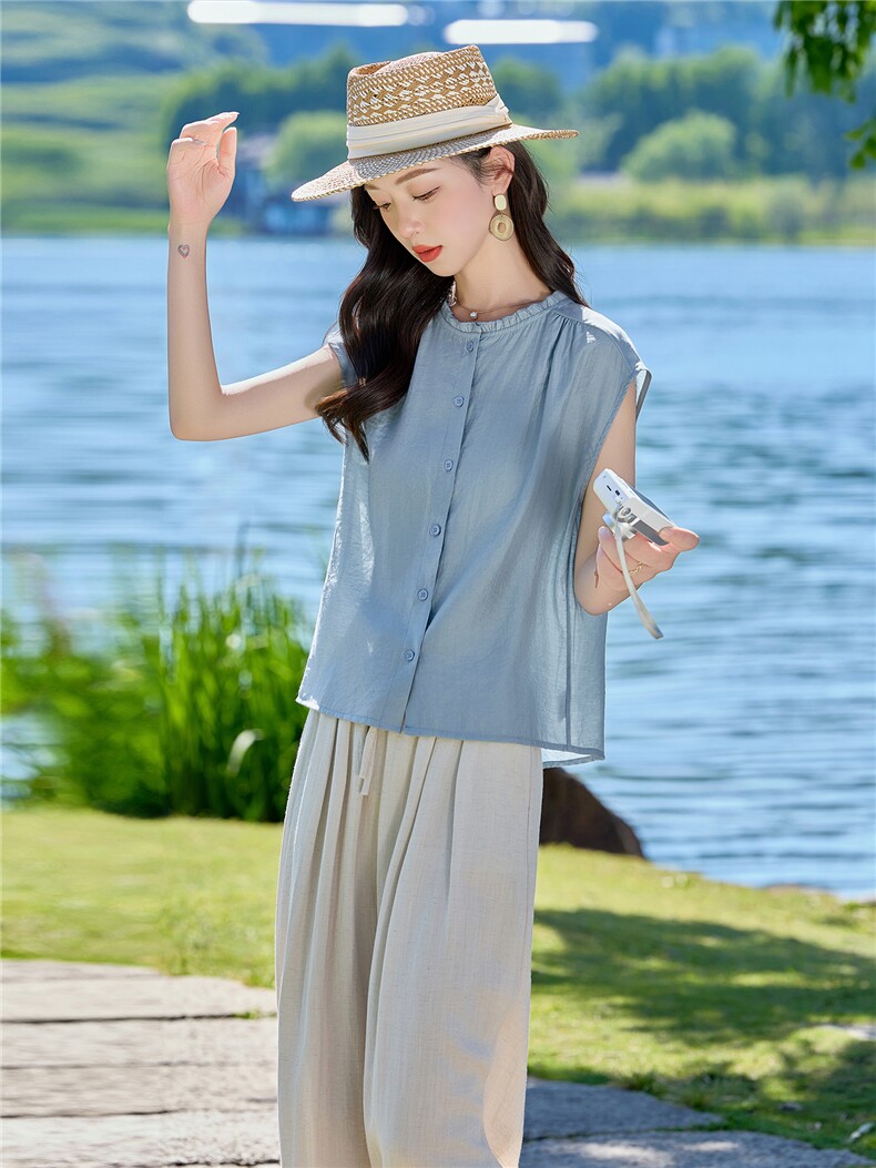 现货。新品2026年夏季时尚品质女士两件套套装,女装套装/套裙,依万里