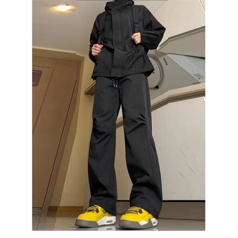 户外潮牌工装裤男春秋季美式机能风潮牌休闲裤子青少年徒步登山裤,男装工装外套,星座1008