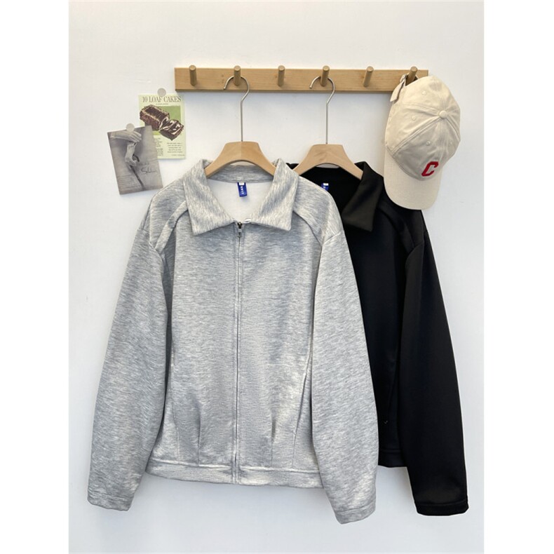 复古开衫卫衣春秋季潮牌宽松休闲外套上衣,女装短外套,星座410-6（原星座1304-1）