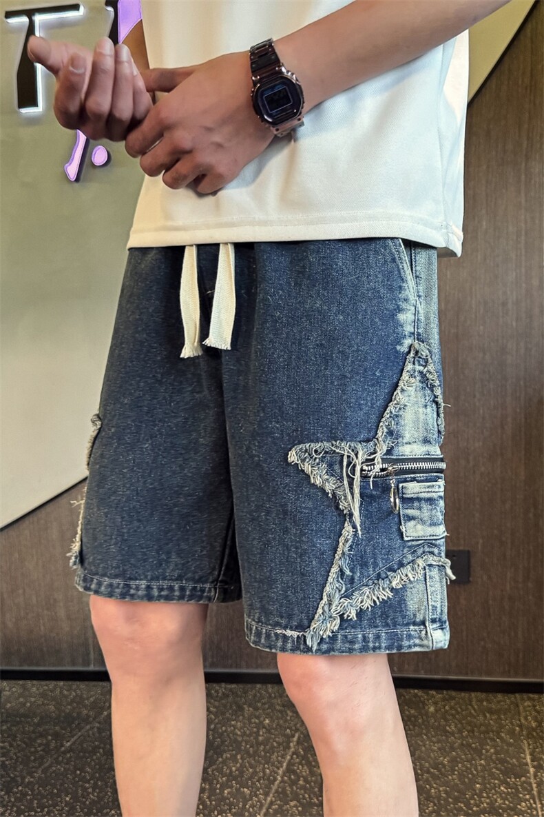 B340DK5120P5078店主风小伙风高品质牛仔短裤五分裤,男装牛仔裤,电商B340