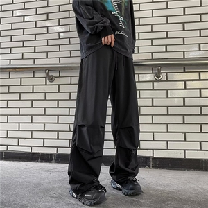 新款时尚潮男百搭宽松休闲裤图片