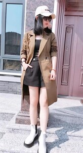 休闲风衣,女装风衣,艾菲尔服饰