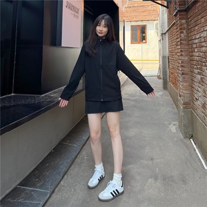 春夏季日系休闲薄款三防夹克外套男女户外骑行修身款立领防晒服图片