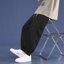 2023夏季薄款冰丝休闲裤男宽松运动裤2011-特批32,男装休闲裤,星座718-1