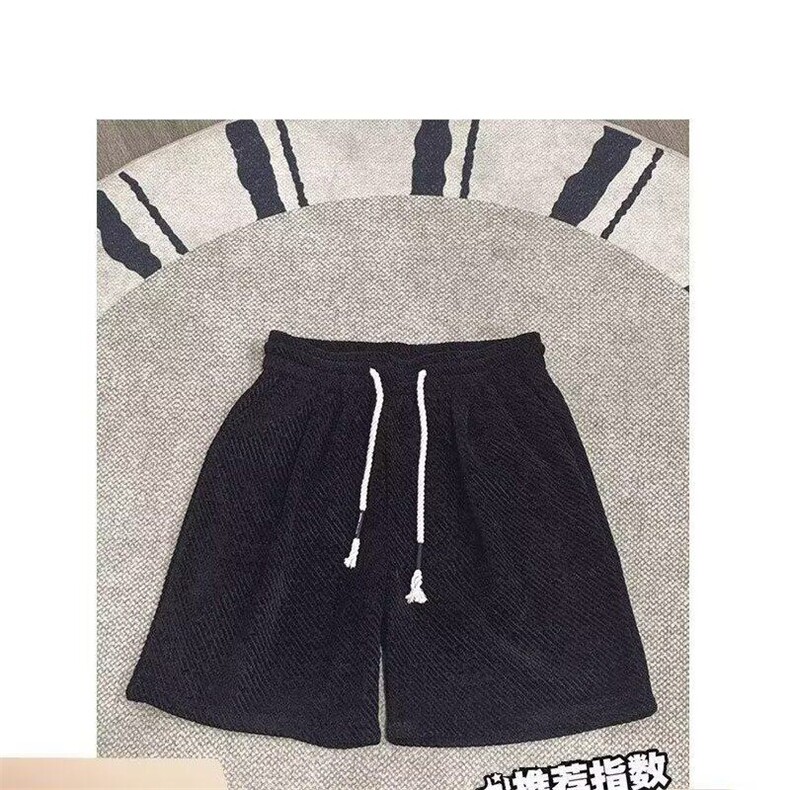 低价跑量美式复古雪尼尔宽松直筒五分裤男DK146/P25,男装牛仔裤,星座205-3