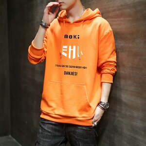 套头卫衣男春秋季韩版青少年运动休闲潮流连帽衣服DF173T图片