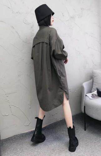 XL9815春季新品时尚简约休闲衬衫,女装衬衫,L·H·X