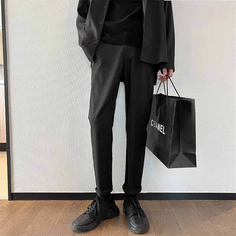 特价款2025年新休闲裤男修身小脚男裤微弹力裤B380/9038/P48,男装休闲裤,电商B381-2
