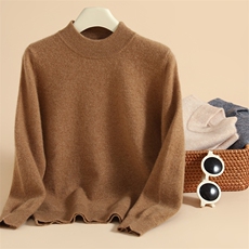 秋冬季新款舒适时尚百搭十二针半高领儿童羊绒衫，童装儿童羊绒衫，六一童装