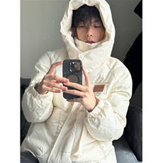 A291-P88冬季棉服外套学院风棉服胸标男女同款防风上衣，男装棉衣，星座911
