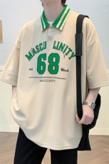 夏装青少年潮时尚潮牌翻领Polo衫印花短袖T恤男女630-P35控价58，男装Polo衫，电商A441-1