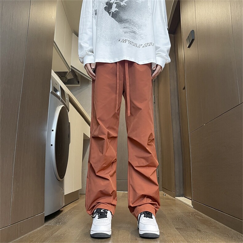 男女同款工装裤时尚情侣宽松直筒休闲裤男XZ310B-3-K8900-P35,男装休闲裤,星座310B-3