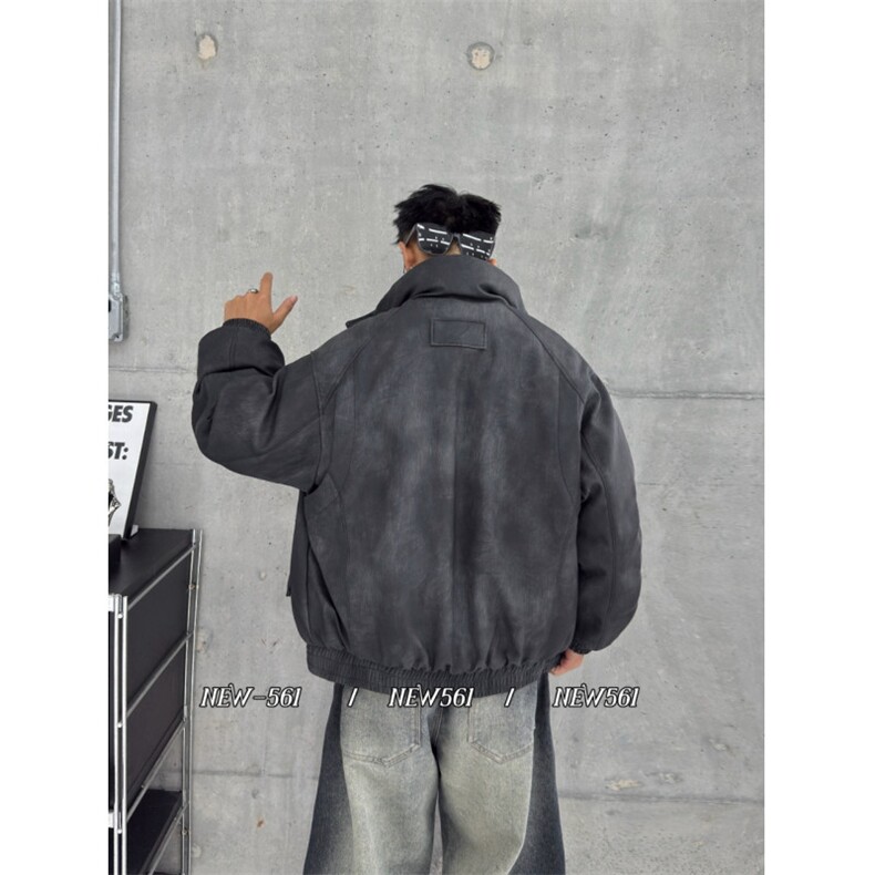 新标50白鸭绒冬装时尚保暖皮羽绒服外套男561-P230,男装羽绒服,星座310A-4