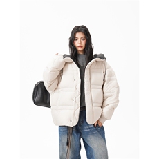 90%绒新标有报告连帽韩版宽松羽绒服上衣Y986/P350现货，男装羽绒服，星座202-3