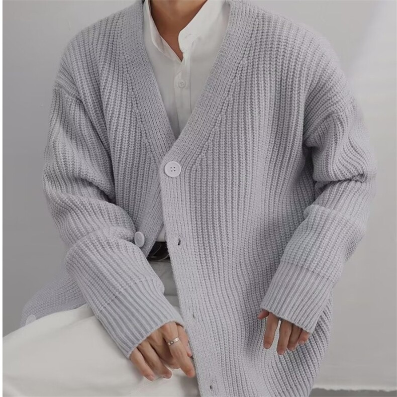 2023欧美开衫毛衣简约高级针织开衫男冬季毛衣男款外套MZ064-P55,男装针织衫/毛衣,星座412-3