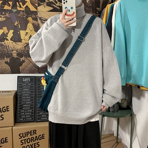 18色跑量 男士针织纯色高领圆领毛衣A367 M03 P45 加绒P60图片