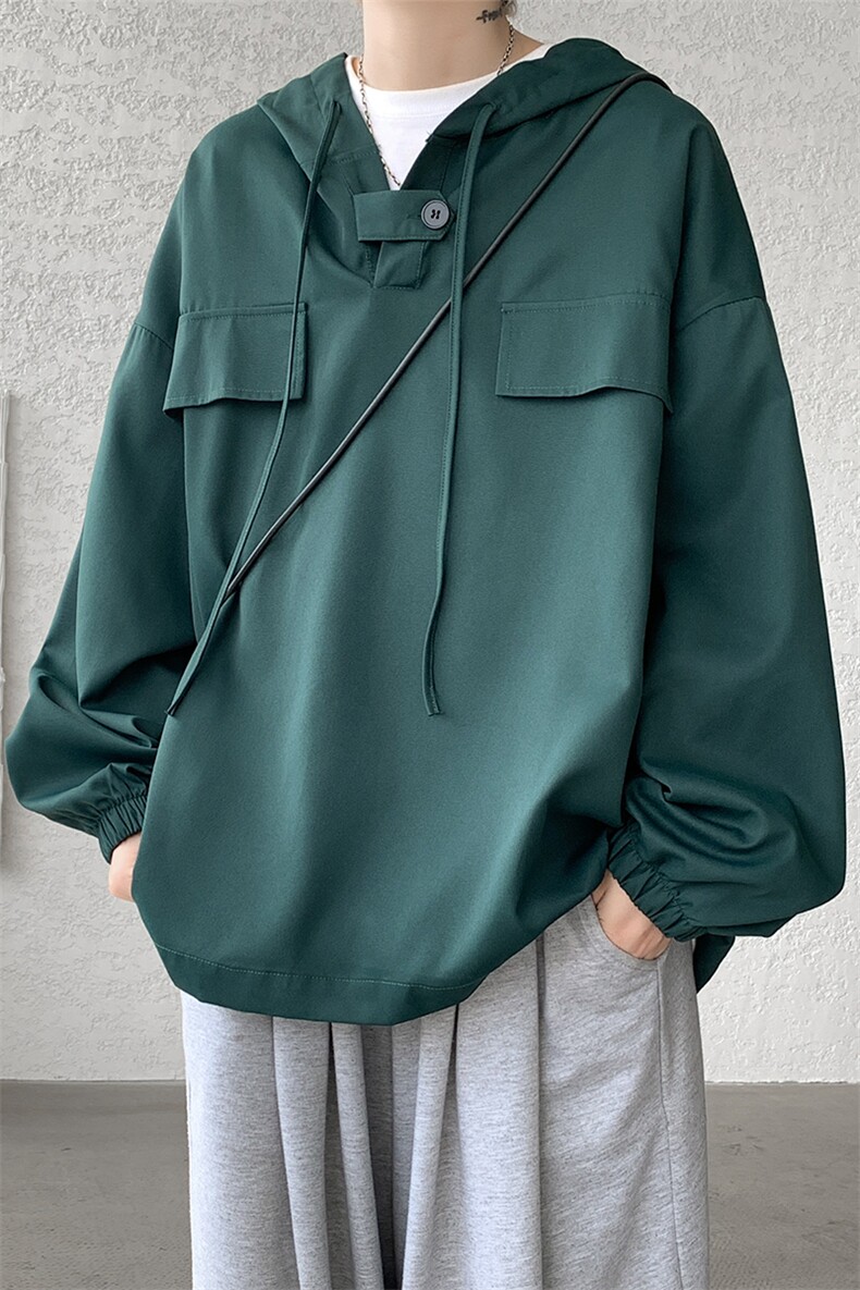 现货25秋季连帽休闲宽松高品质百搭卫衣外衣DSA059-7839-P45控68,男装卫衣,电商A059