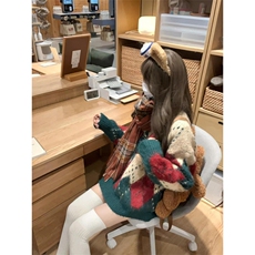 圣诞穿搭美拉德菱格套头毛衣女秋冬宽松慵懒风圆领针织衫M2423，男装针织衫/毛衣，星座1116A（原606A-3）