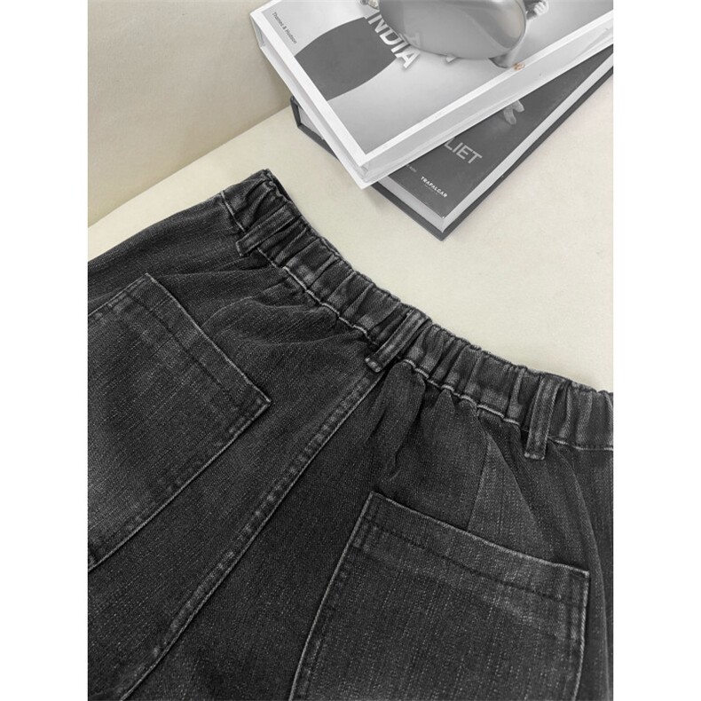 B221美式ins高街暗黑宽松直筒竹节纹工装牛仔裤LK26614-特P55控98,男装牛仔裤,电商B221