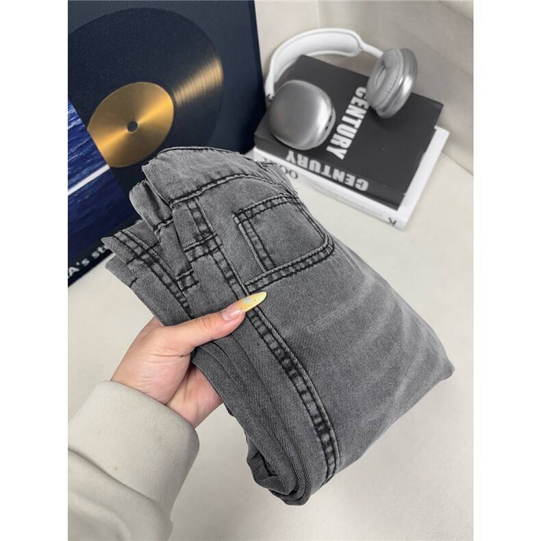 B221美式ins高街宽松直筒莱赛尔冰丝牛仔裤LK25488-特P45控88，男装牛仔裤，电商B221