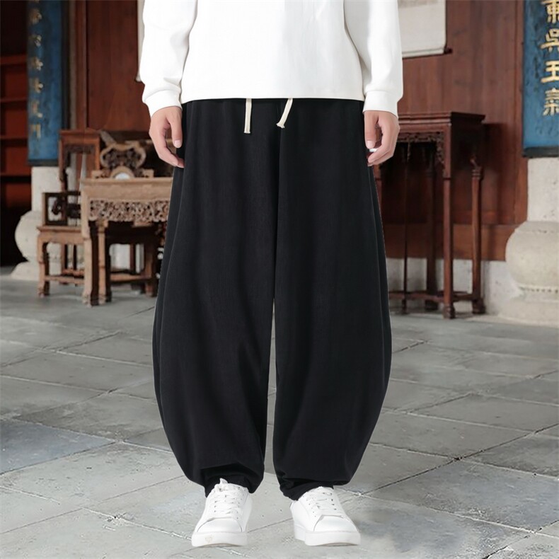 男士休闲裤灯芯绒长裤宽松灯笼裤哈伦裤裤XZ1512-2523-P50,男装休闲裤,星座1512