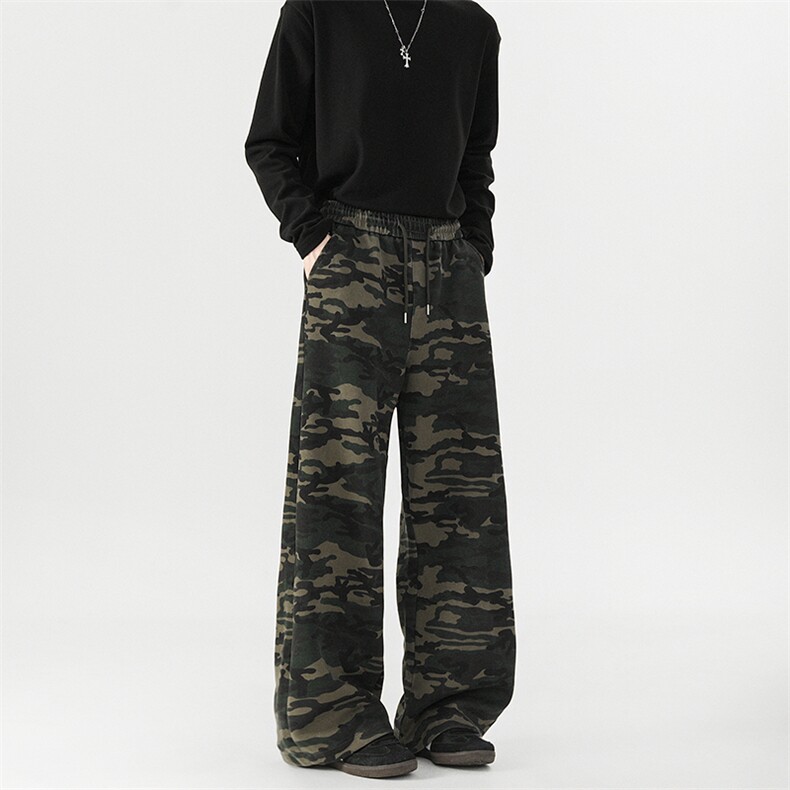 383-特P28美式复古百搭宽松迷彩卫裤，男装休闲裤，星座1503