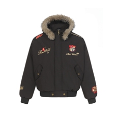 XZ1005-1-HXD1119-P128美式刺绣徽章座山雕棉衣外套加厚夹克棉服，男装夹克，星座1005-1