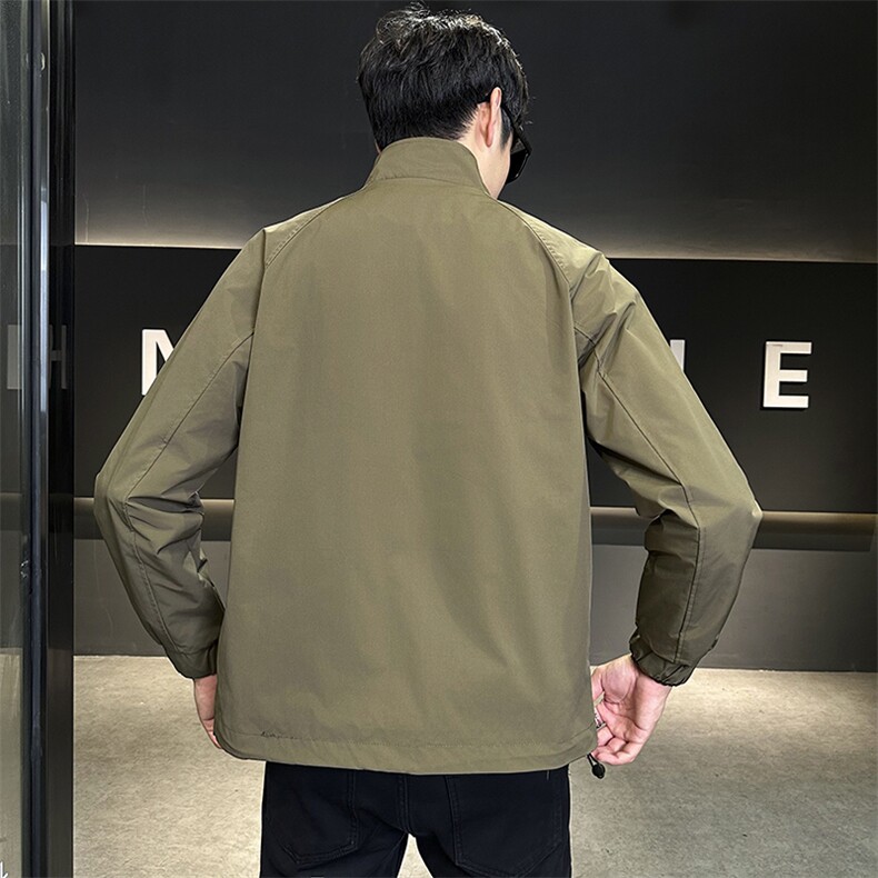 JK407-P80男士外套春秋季2025新款休闲青年夹克衫男装立领上衣,男装夹克,星座507A（原星座306B-2）