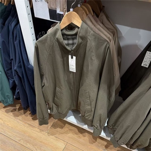 男装女装哈灵顿茄克外套立领长袖拉链休闲宽松夹克上衣JKK70 P85图片