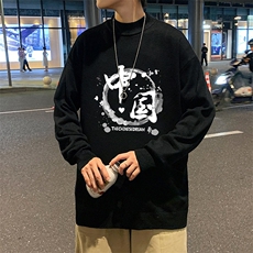 M18134-P45加绒款-P65半高领毛衣男士大码针织衫男毛线衣男，男装针织衫/毛衣，电商A040