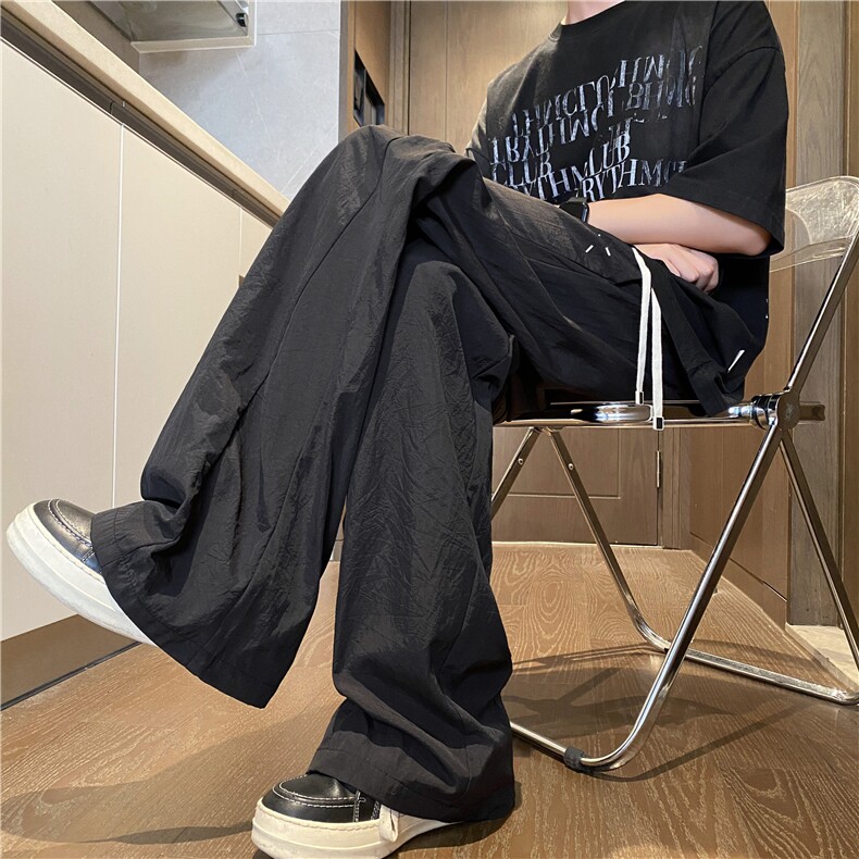 夏季新款户外宽松速干褶皱设计休闲伞兵裤B315-K25406-特p30控58,男装休闲裤,电商B315