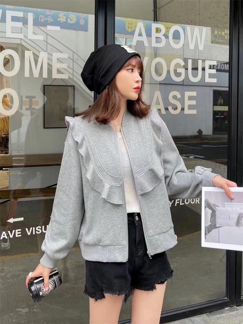 新款韩版卫衣，女装卫衣/绒衫，依露奇