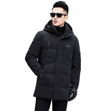 冬季青年男羽绒棉服中年连帽羽绒服冬装外套爸爸装SFT81508-P340图片