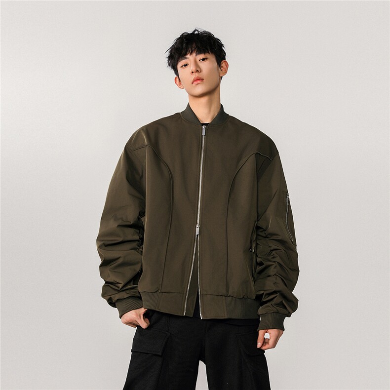 1美式MA1解构飞行大码M-5XL夹克男聚酯纤维JK77988P85控138，男装夹克，星座226-2