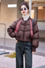 今年流行黑色棉服女2023新款冬季高级感超好看小个子短款棉衣外套，女装棉衣/棉服，曼娅璐