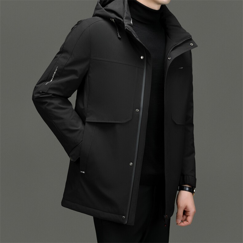 CSYR23129钱塘2020-2新款商务休闲冬季厚款中年男士羽绒服P235,男装羽绒服,钱塘207-2