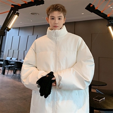 特批P70无差价冬款PU皮棉服外套男美式纯色防泼水防风棉衣M2916，男装棉衣，电商A001-1