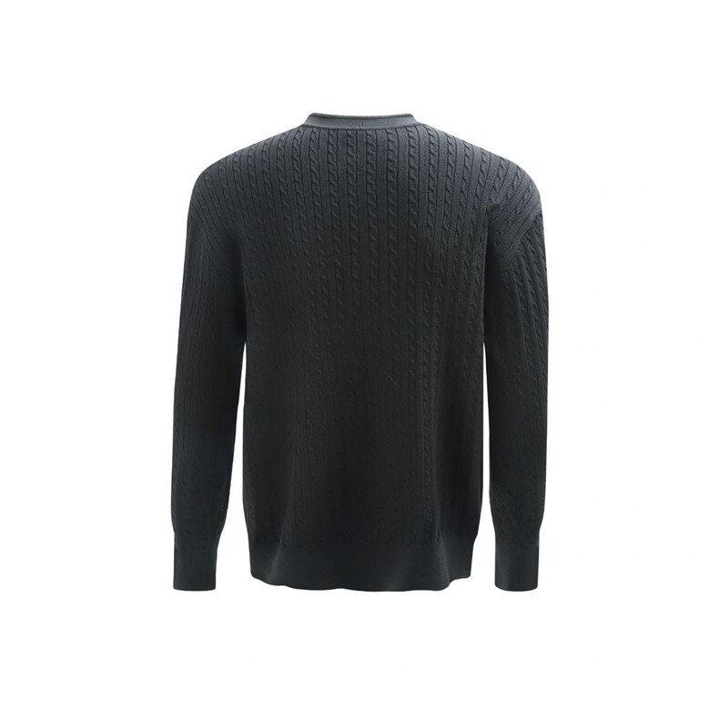 1303B-MY804-P45特P老钱风轻奢高品质亨利领绞花毛衣,男装针织衫/毛衣,星座1303B