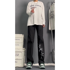竹子新中式牛仔裤高品质不掉色不起球某音cleanfit穿搭，男装牛仔裤，星座310A-4