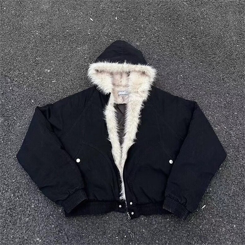 【有货】座山雕连帽毛领棉服棉衣外套MY6104特P128,男装棉衣,星座908-1