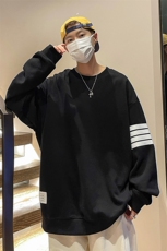 卫衣男长袖圆领宽松套头青年卫衣外套打底衫A071-W10-P50，男装卫衣，电商A071