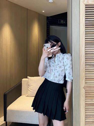 复古风碎花套装，女装职业装，ZIA