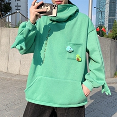 青蛙卫衣2023秋冬季新款上衣ins帅气宽松外套潮流WB127-P40，男装卫衣，星座412-3