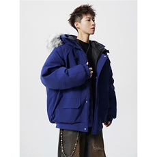 3000件现货可脱卸毛领S-5XL大码涤纶棉衣男MY77917P138控198，男装棉衣，星座226-2