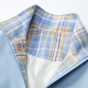 复古格子拼接夹克棉服男秋冬保暖加棉加厚外套情侣潮牌飞行服棉袄图片