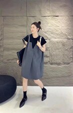 夏季新款背带连衣裙，女装连衣裙，C&B