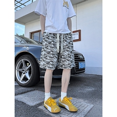 DK50001-P20短裤男女夏季新款休闲冰丝沙滩中裤宽松百搭五分裤，男装牛仔裤，电商A178